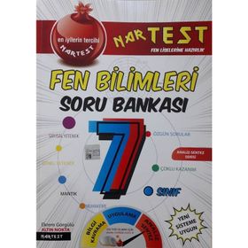 7. Sınıf Fen Bilimleri Soru Bankası-Nartest Yayınları