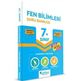 7. Sınıf Fen Bilimleri Soru Bankası Netfen Yayınları