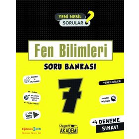7. Sınıf Fen Bilimleri Soru Bankası-Üçgen Akademi Yayınları