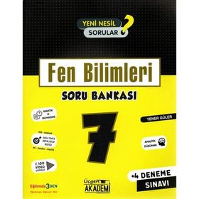 7. Sınıf Fen Bilimleri Soru Bankası-Üçgen Akademi Yayınları