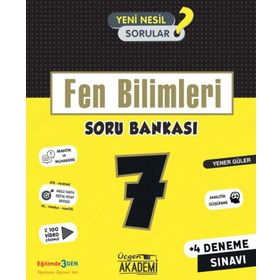 7. Sınıf Fen Bilimleri Soru Bankası-Üçgen Akademi Yayınları
