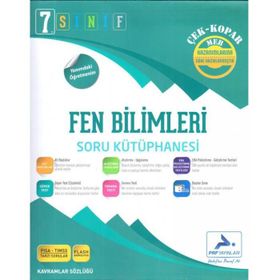 7. Sınıf Fen Bilimleri Soru Kütüphanesi - Paraf Yayınları