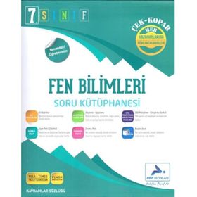 7. Sınıf Fen Bilimleri Soru Kütüphanesi - Paraf Yayınları