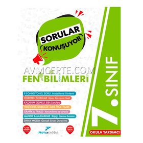 7. Sınıf Fen Bilimleri Sorular Konuşuyor Soru Bankası-Pruva Akademi Yayınları
