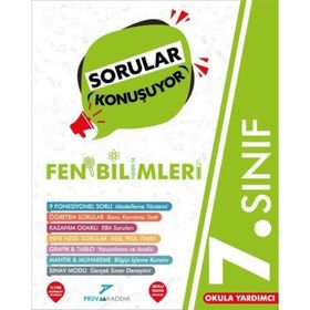 7. Sınıf Fen Bilimleri Sorular Konuşuyor Soru Bankası-Pruva Akademi Yayınları