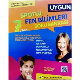 7. Sınıf Fen Bilimleri Spotlu Soru Bankası Sadık Uygun Yayınları