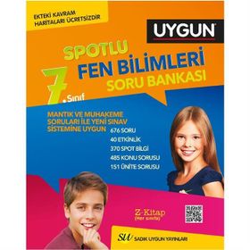 7. Sınıf Fen Bilimleri Spotlu Soru Bankası Sadık Uygun Yayınları
