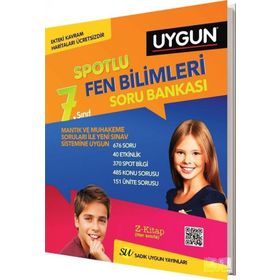 7. Sınıf Fen Bilimleri Spotlu Soru Bankası Sadık Uygun Yayınları