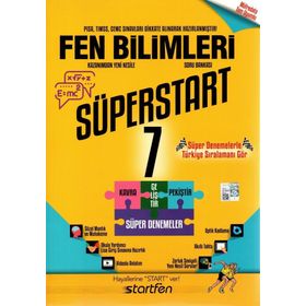 7. Sınıf Fen Bilimleri Süperstart Soru Bankası - Startfen Yayınları