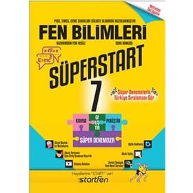 7. Sınıf Fen Bilimleri Süperstart Soru Bankası - Startfen Yayınları