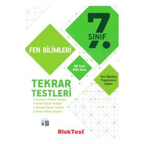 7. Sınıf Fen Bilimleri Tekrar Testleri - Tudem Yayınları