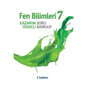 7 Sınıf Fen Kazanım Odaklı Soru Bankası Tudem Yayınları