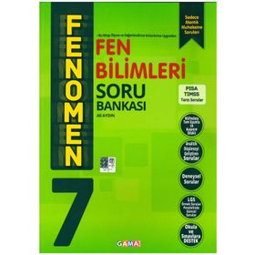 7. Sınıf Fenomen Fen Bilimleri Soru Bankası Gama Yayınları