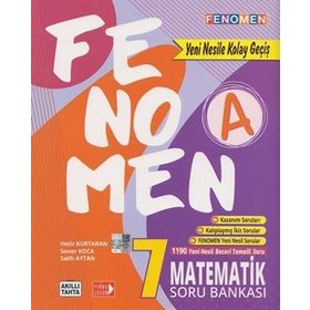 7. Sınıf Fenomen Matematik A Soru Bankası Fenomen Okul Yayınları
