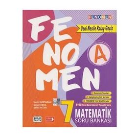 7. Sınıf Fenomen Matematik A Soru Bankası Fenomen Okul Yayınları