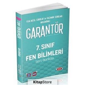 7. Sınıf Garantör Fen Bilimleri Soru Bankası Data Yayınları