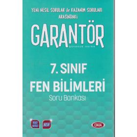 7. Sınıf Garantör Fen Bilimleri Soru Bankası Data Yayınları