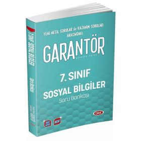 7. Sınıf Garantör Sosyal Bilgiler Soru Bankası Data Yayınları