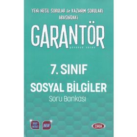 7. Sınıf Garantör Sosyal Bilgiler Soru Bankası Data Yayınları