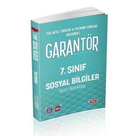 7. Sınıf Garantör Sosyal Bilgiler Soru Bankası Data Yayınları