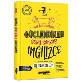 7. Sınıf Güçlendiren İngilizce Soru Bankası - Ankara Yayınları
