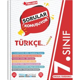 7.Sınıf Güncel Türkçe Sorular Konuşuyor Soru Bankası - Pruva Akademi Yayınları