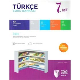 7.Sınıf İdes Türkçe Soru Bankası Teas Press Yayınları