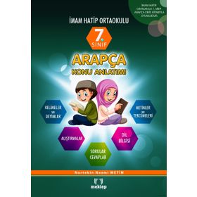 7. Sınıf İmam Hatip Ortaokulu Arapça Konu Anlatımlı - Nurtekin Nazmi Metin