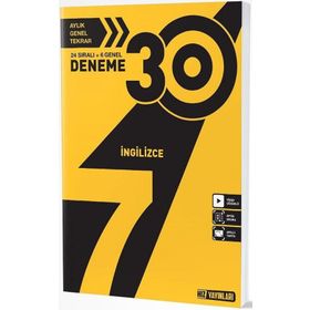 7. Sınıf İngilizce 30 Deneme - Hız Yayınları