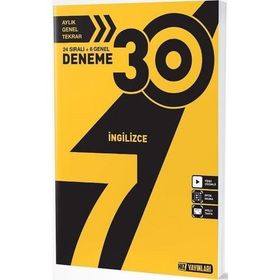 7. Sınıf İngilizce 30 Deneme - Hız Yayınları