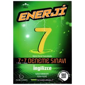 7 Sınıf İngilizce 7x7 Enerji Denemeleri Palme Yayınları
