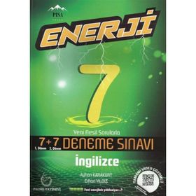 7 Sınıf İngilizce 7x7 Enerji Denemeleri Palme Yayınları