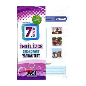 7. Sınıf İngilizce Çek Kopart Yaprak Test - kollektif