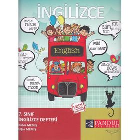7. Sınıf İngilizce Defteri Pandül Yayınları
