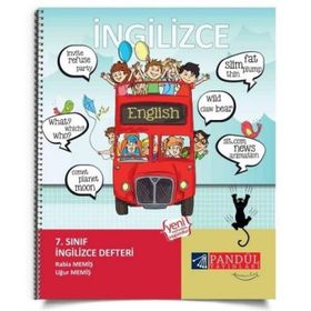 7. Sınıf İngilizce Defteri Pandül Yayınları