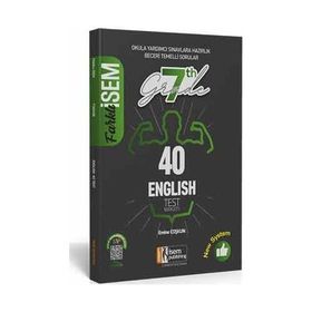 7. Sınıf İngilizce Farklı İsem Tamamı Çözümlü 40 Fasikül Deneme İsem Yayınları