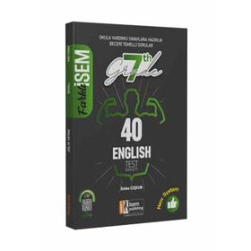 7. Sınıf İngilizce Farklı İsem Tamamı Çözümlü 40 Fasikül Deneme İsem Yayınları