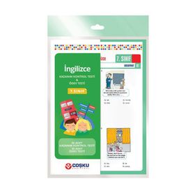 7 Sınıf İngilizce Kazanım Kontrol Testi Coşku Yay
