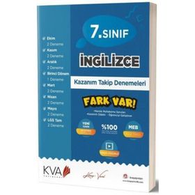 7. Sınıf İngilizce Kazanım Takip Denemeleri - kollektif
