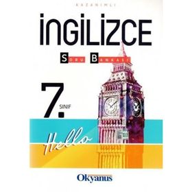 7.Sınıf İngilizce Kazanımlı Soru Bankası-Okyanus Yayınları