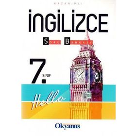 7.Sınıf İngilizce Kazanımlı Soru Bankası-Okyanus Yayınları
