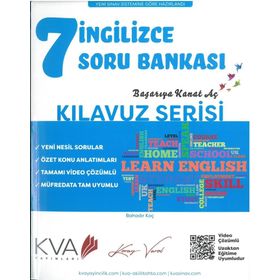 7. Sınıf İngilizce Kılavuz Serisi Soru Bankası-Kva Yayınları