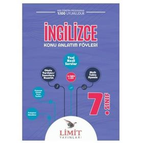 7. Sınıf İngilizce Konu Anlatım Föyleri-Limit Yayınları
