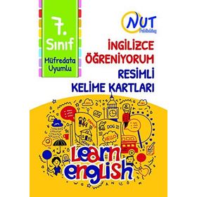 7. Sınıf İngilizce Öğreniyorum Resimli Kelime Kartları