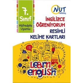 7. Sınıf İngilizce Öğreniyorum Resimli Kelime Kartları