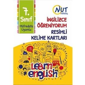 7. Sınıf İngilizce Öğreniyorum Resimli Kelime Kartları