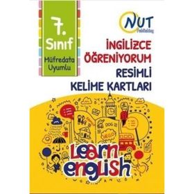 7. Sınıf İngilizce Öğreniyorum Resimli Kelime Kartları