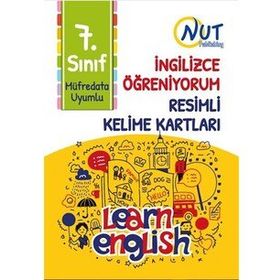 7. Sınıf İngilizce Öğreniyorum Resimli Kelime Kartları