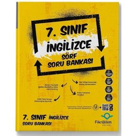 7. Sınıf İngilizce Sörf Soru Bankası-FikriBilim Yayınları