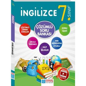 7. Sınıf İngilizce Soru Bankası Karekod Video Çözümlü - kollektif